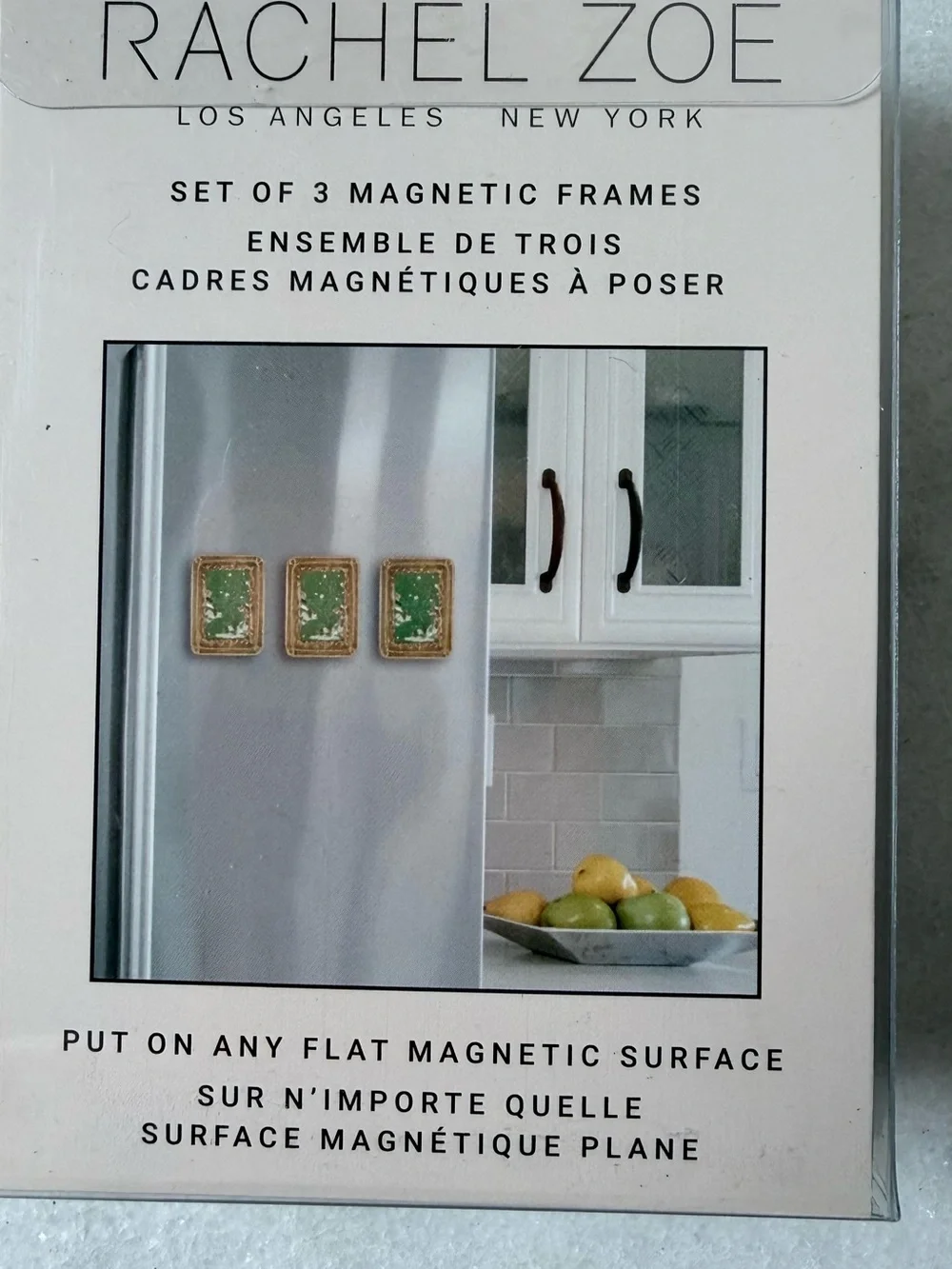 Rachel Zoe Gold Ornate Magnetic Photo Frames - Set of 3